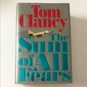 Tom Clancy Hardcover Book The Sum of All Fears